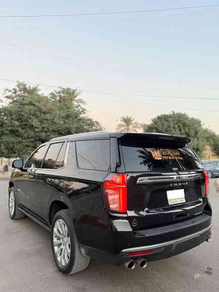 ⭕️للبيع تاهو برامير 2022⭕️
ماشية 99 الف
محرك 5300cc v8
ضامن المنصور خليجي
3 شاشات اصلية
بانوراما 
مقاعد جلد 
شحن لاسلكي 
جنطة كهرباء
كشنات جهتين كهرباء
جكات 
فور ويل 
داتا شو
5 كامرات
وبقية المواصفاات مال برامير معروفة فول للاخير✅

⭕️السيارة مغلفة من الصفر ⭕️
 ((مكفولة كفالة عامة من الصبغ والتبديل والفتح والبارد والشخط))
كير ومكينة كفالة 🕹️
والسيارة جديدة بمعنى الكلمة استخدام شخصي 💢

— السعر 557 ورقة وبيه مجال — يعني 5 شدات و57 ورقة
مكان السيارة بغداد / شارع فلسطين📍
للاستفسار : *********** 🔸
