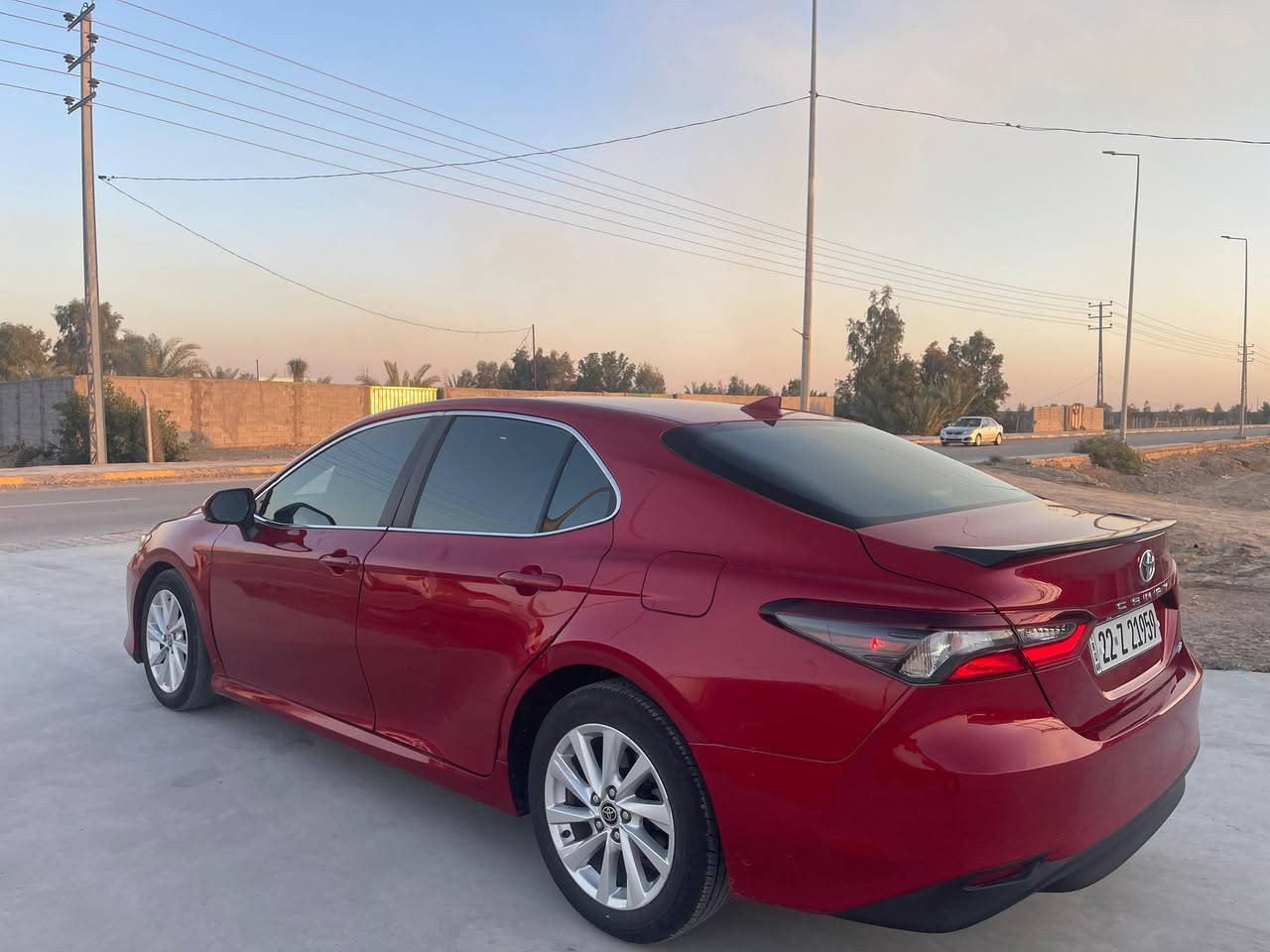 كامري 2023 Le plus
بصمه تشغيل عن بعد
شاشه كبيره 
رادرات اماميةًخلفيه جانبيه 
3قطع صبغ ضرر سطحي 
بجمً كبس
بدون ارباك 
ماشيه 38 الف mi 
محرك 2500
السونار مرفق مع الصور
مكانً السيارة واسط الزبيديه 
***********
