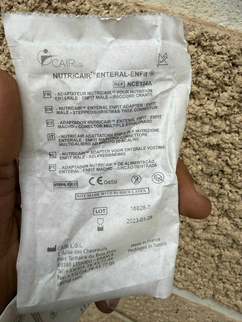 السلام عليكم من رخصة مشرفين الكروب
📦 متوفر قطع تخص التغذية المعوية هيج شي اعتقد للمغذيات او استخدمات طبية مجموعة تقريبا 30 قطعة مثل ما موضح بالصور 

الي يريدهم سعرهم 5 آلاف


**إذا كنت صاحب هذا الإعلان وتريد حذفه لأي سبب، رجاءا أرسل رسالة إلى الدعم الفني**