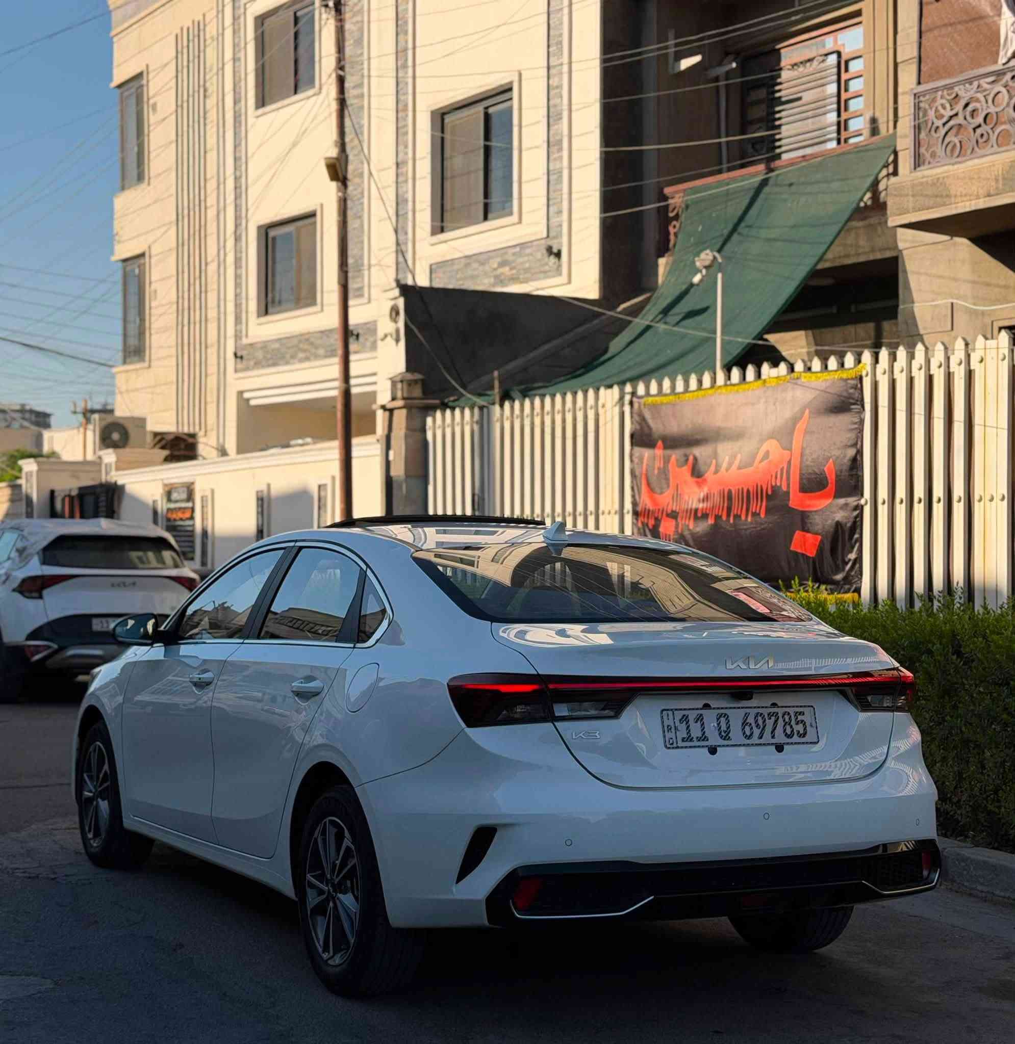 🚘 KIA K3 موديل 2024
🔹 رقم بغداد إنكليزي جديد (باسمي)
🔹 السعر: 13,900 دولار وقابل للتفاوض بشكل بسيط.

المواصفات:

* عداد 35 كم
* تجميع صيني
* محرك 1500 سي سي دبل نوزل
* مكفولة كفالة عامة من الضربة، الصبغ، البارد والتبديل

المميزات:
✔️ بصمة تشغيل
✔️ حساسات أمامية وخلفية
✔️ كشنات جلد
✔️ تبريد مقاعد
✔️ وضعيات قيادة
✔️ مرآة تعتيم
✔️ ويل كب
✔️ لايت زينون
✔️ إشارات بالمرايا
✔️ سانروف (سلايد)
✔️ بك لايت LED
✔️ وباقي مواصفات الفل كامل.

📍 مكان السيارة: حي الحسين

📞 للاستفسار: ***********
