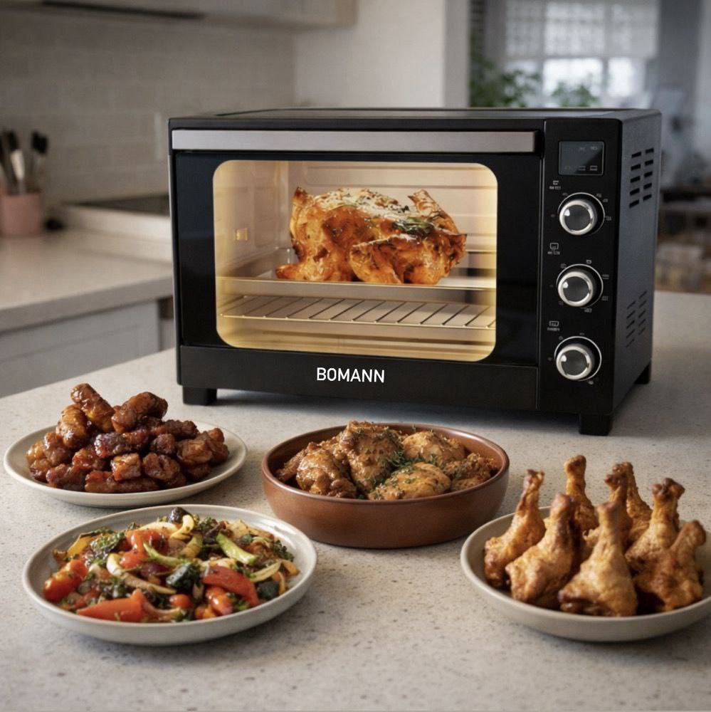 الاسم: فرن كهربائي متعدد الوظائف من BOMANN
الوصف: فرن كهربائي متعدد الوظائف من BOMANN بسعة كبيرة وتصميم عصري، مزوّد بخاصية الشواء والدوران الحراري لطهي مثالي وسريع. مناسب لتحضير مختلف الأطباق بسهولة وكفاءة عالية

السعررر 110 والتوصيل 5 لكل محافظات العراق🔥😍


**إذا كنت صاحب هذا الإعلان وتريد حذفه لأي سبب، رجاءا أرسل رسالة إلى الدعم الفني**