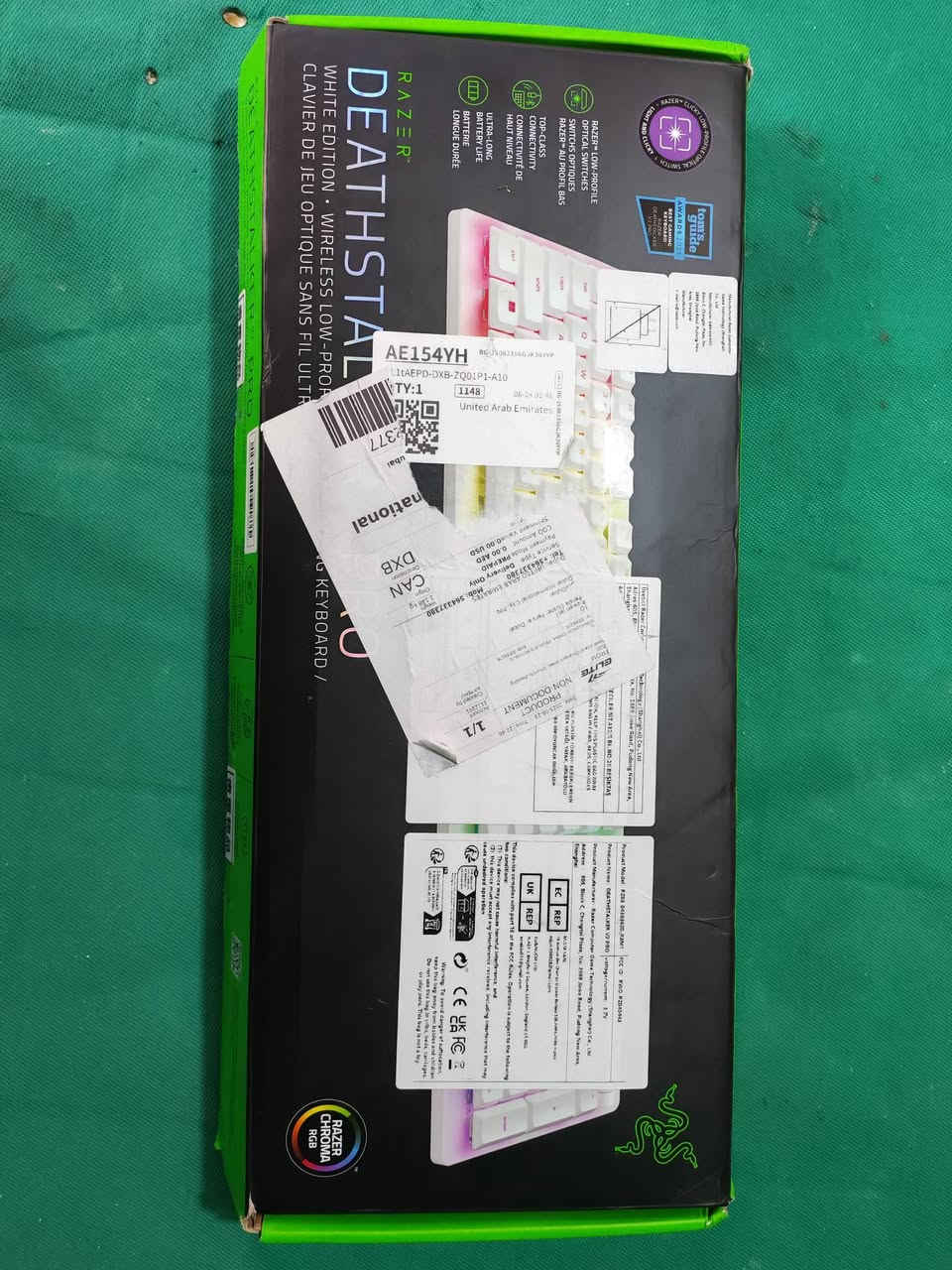 كيبورد ريزر جديد للبيع سعره ٦٠ الف جديد


**إذا كنت صاحب هذا الإعلان وتريد حذفه لأي سبب، رجاءا أرسل رسالة إلى الدعم الفني**