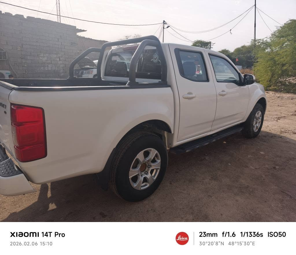 السلام عليكم …
  🚘 للبيع : كريت وول ونجل 7 كاز2020
ونكل 7 وكالة نهج العراق رقم بغداد

💥 المواصفات //
🔧 محرك قوي و اقتصادي 2000 تيربو
استهلاك الوقود 8.9 لتر كل 100km 
 السياره باسمي تحويل ثاني يوم 
✔️ كير عادي 6 سرعات 
✔️ مثبت سرعة 
✔️ بلوجكتر ذكي
✔️ كشنات جلد / كشن السائق كهربائي
✔️ مكيف ممتاز ❄️
✔️ نظام ABS و ESP
✔️ شاشة + بلوتوث 📱
✔️  كاميرا خلفية 🎥 + حساسات
✔️ مناسبة للعمل والسفر
✔️ بطارية جديدة 100W
✔️ كروز مثبت سرعة
✔️ بلوجكتر ذكي
✔️ نضام مراقبة ضغط الاطارات TPMS
✔️ اطارات ياباني هايلوكس 2024
  امامي دنلوب خلفي برنجستون قياس 265/70/16
السياره استخدام شخصي وكفائتها عاليه
وعليها ادامة كاملة فول مواصفات العدة كاملة وياها
فور ويل خفيف وثقيل مع دفلوك تلقائي لمحبين البر والرحلات جاهزة السيارة 
فقط بيها طخه بالباب العبري وره السائق مال دراجه والصفحه الثانيه بيها طخه زغيره كلش سنويه توه مجدده 

السعر 132 وبيها مجال مكان البصره ناحيه السيبه 
*********** البصرة, العراق
