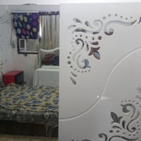 غرفه اخشاب 5قطع للبيع هيه والدوشك نضافه شوف العين اريده ب 250 وبيه مجا...