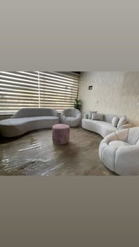 طقم قنفات تركي • ٣ كراسي • غير مستعمل