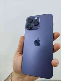 آيفون 14 برو ماكس  ذاكرا 256 بطاريه 87 نموذج M/ZA دبل سيم كرت معا كرتو...