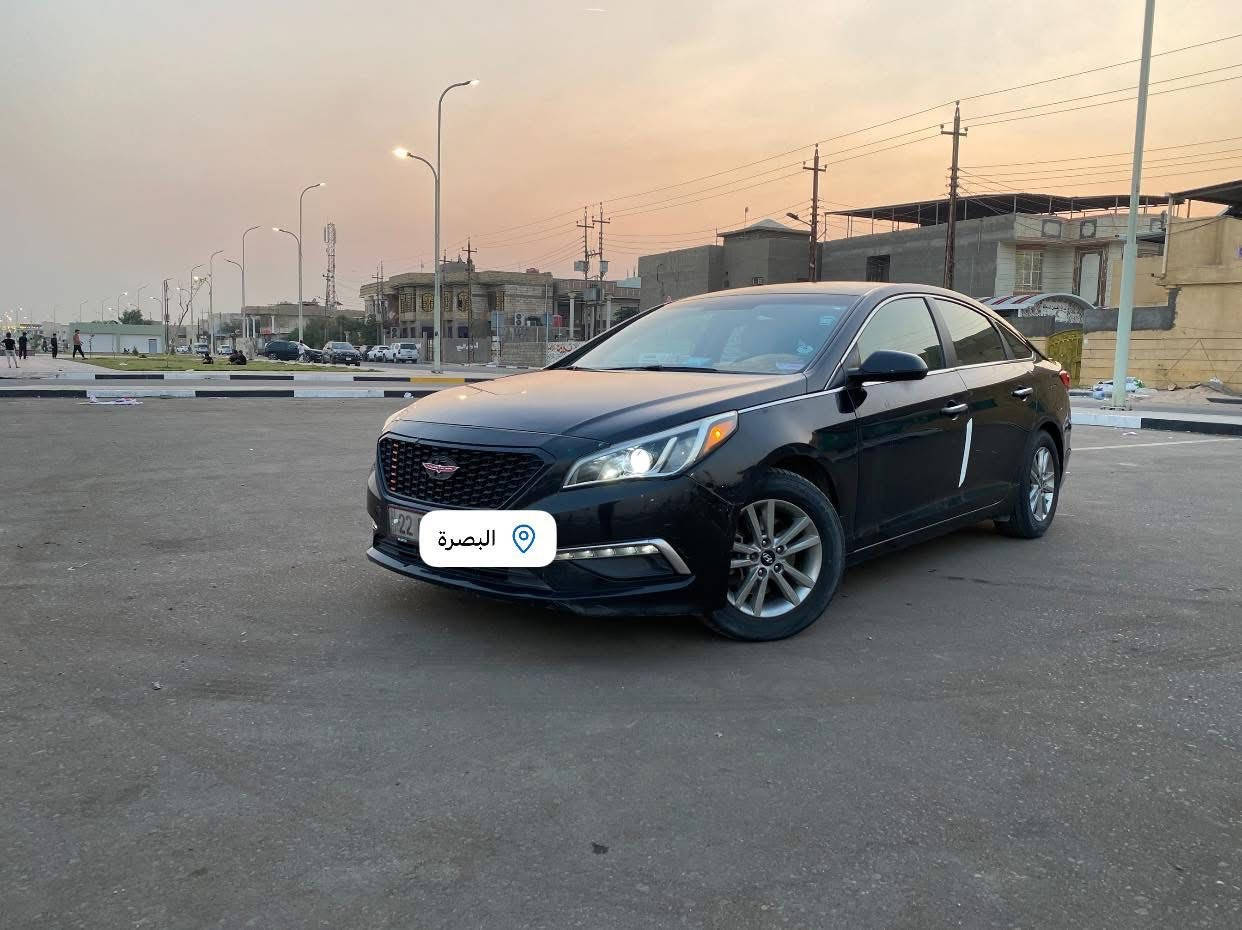 سوناتا للبيع موديل 2015 وارد امريكي الضربة موضحة بالصورة قطعتين فقط رقم اربيل باسمي كلشي بيها على البلاد وكلشي يشتغل السيارة ايرباكها راجع سستم سعر 100 وبي مجال للشراي *********** مكانها البصرة
