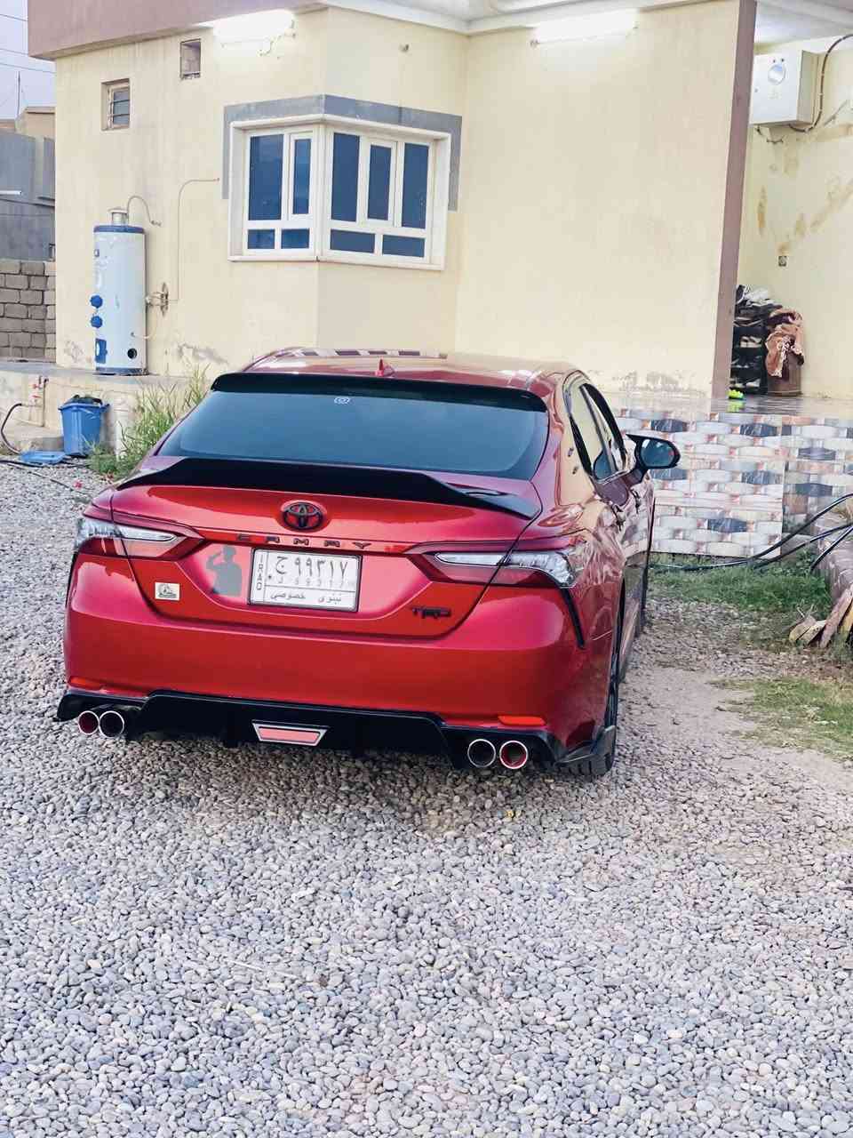 السلام عليكم للبيع
كامري موديل 2021
رقم نينوى معوقين مابقاله شي تصير حره 
كير محرك شرط
صدر تخم تاير كلو جديد 
لون مميز 
ضرر خفيف أربع أصابع بارد بل بونيد 
السعر ١٩٥ وبيه مجال قليل 
بيع فقط بدون مراوس 
رقمي ***********
