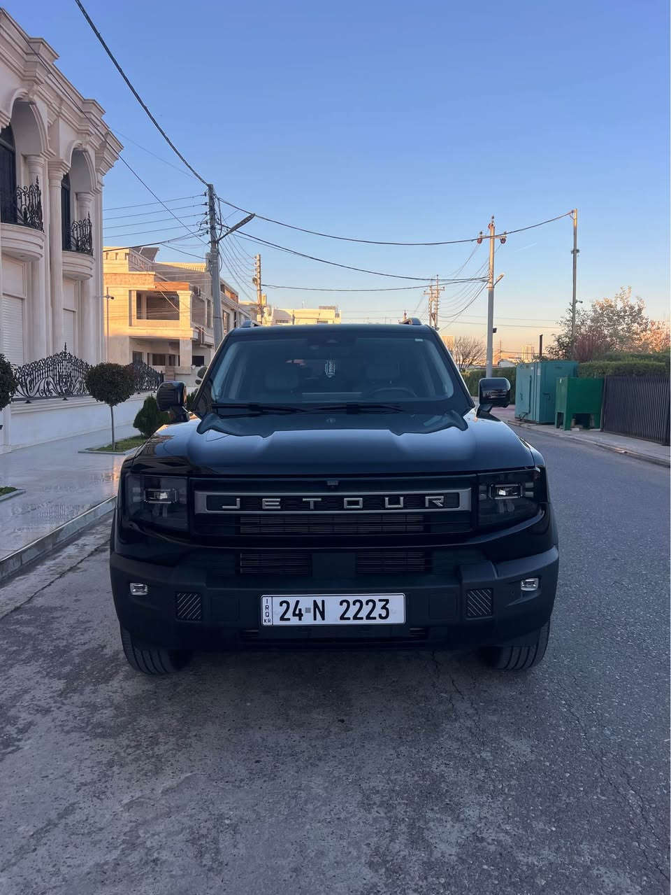 Jetour T1 luxury 
🔥سعر $248 وەرەقە🔥
مودیل2025
6,000km
ضمان شەریکە هارلم
محرک4پستن20Tتوربو
کلین تایتل بدون صبغ 
مکان اربیل
رقم
گیر 8نمرە
فول فول مواصفاتluxury 
***********
***********
***********
واتساپ أربيل, العراق

