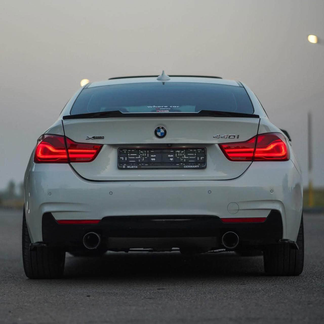 للبيع او للمراوس من النوادر
BMW 440i 2019 🚀
B58 Engine 
X DRIVE M POWER STAGE 2 560HP
السياره معروفه وقويه وميحتاج اسولف بيها وبقوتها
 فول مواصفات تريدها تكشخ بيها تريد تتونس بيها 
مجموع بيها الشغلتين 
السعر 290 ورقه
مكاني بغداد 
للتواصل واتساب او اتصال فقط 
*********** عباس جيتي
