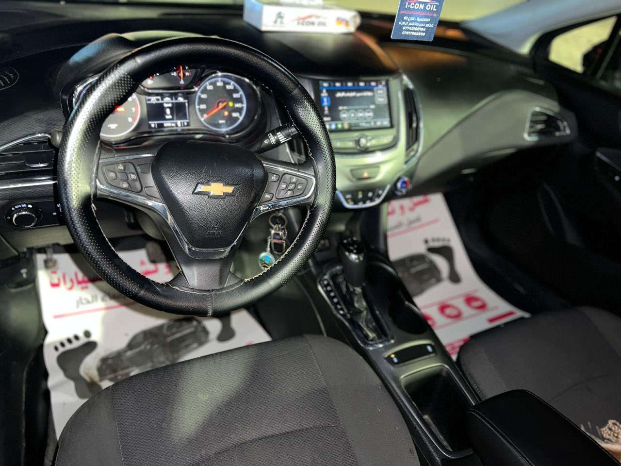 سياره شوفرليت كروز موديل 2019 
ماشيه 93 مابيها اي صبغ 
السعر 105 وبيها مجال 
***********
