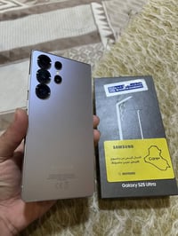 جهاز ألترا s25 ذاكره 256 بعده بل ضمان مستخدم شهرين فقط نضيف 100/100 بي...