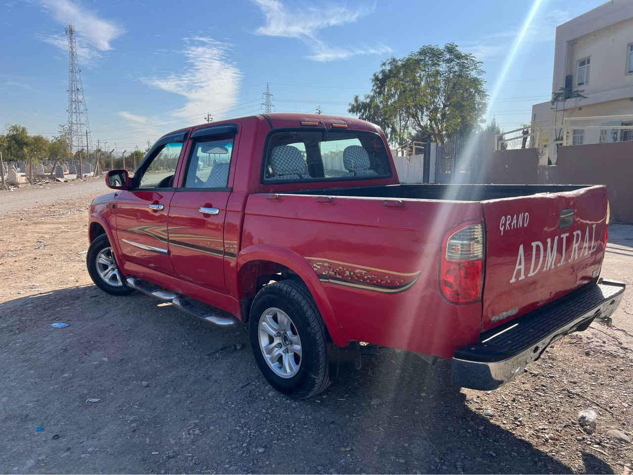 ئۆتۆمبێل: پیکاب ئەدمیرال ناوسوور 2010

جام کارەبا 4،
قفل مەرکەزی، مەکینە بەخ

گێر و مەکینە و ئەکسل بەشەرت
ڕەقەم هەولێر
سپێری لۆکە

ژمارەی خاوەن سەیارە👈: *********** Singapore
