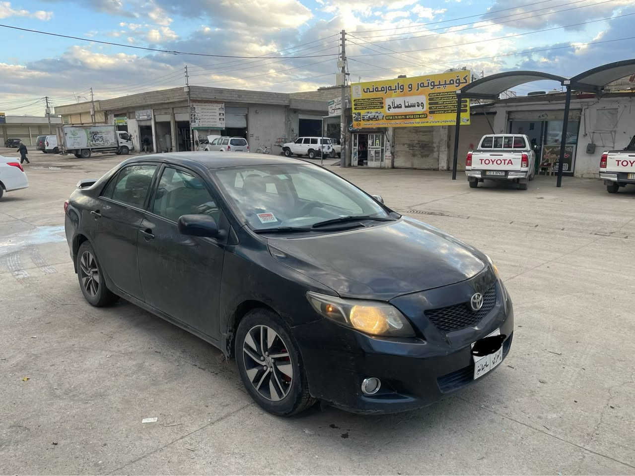 توێتا كرۆلا مۆدیل ٢٠١٠ ڕەنگی ڕەش  سێ پارچەی بۆیاغە بێ ناوگرتن موصفاتLe سەنەوی بەسەر نەچوە گێڕ مكینە بەشەرت تووند و تۆڵی بەشەرت تحویل غرامە بەشەرت تۆزێ كاڵ بونەوەی هەیە شوێن سەنگەسەر ژمارە تەلەفۆن ***********سیعری 98گەڵامجالێكی برایانە بشدار, السليمانية
