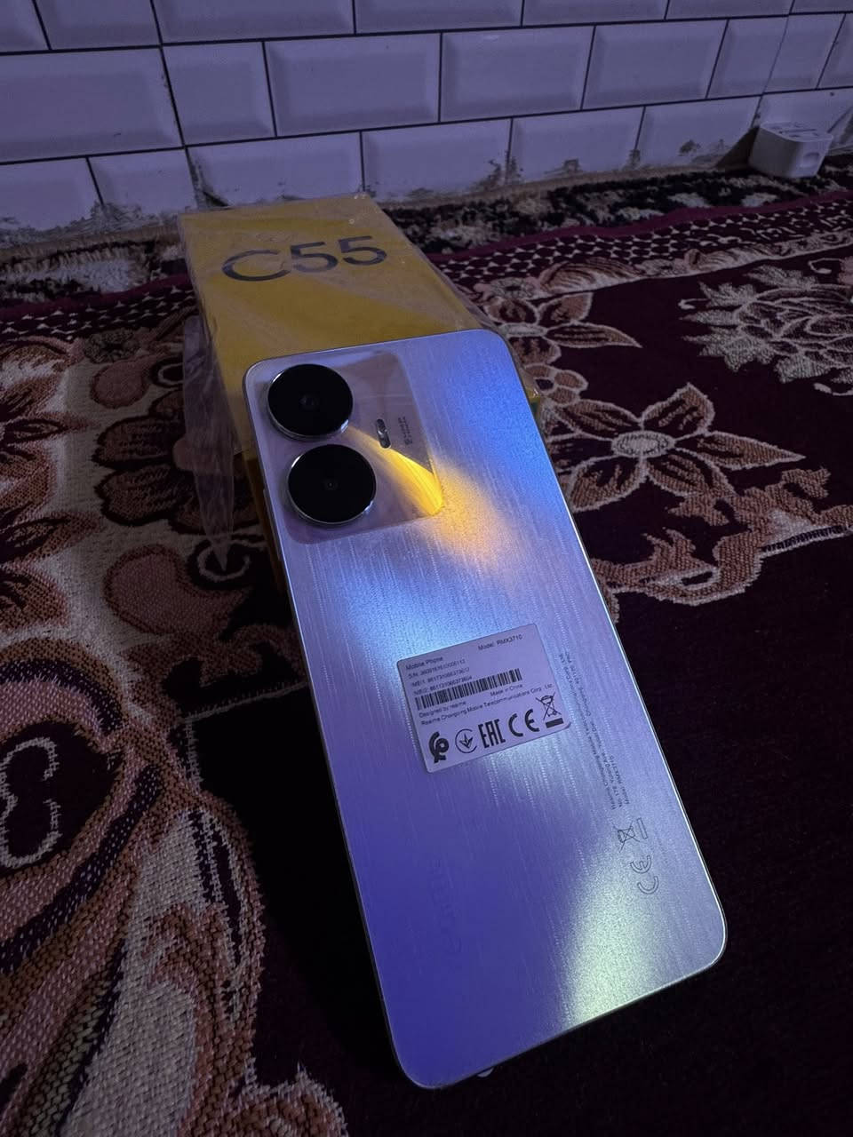 السلام عليكم 🙋🏼
جهاز ريلمي C55 🤳🏻للبيع
مواصفات الجهاز👇🏻
ذاكره 256GB ✨
كامره 64MP👀
شاحنه 33W ❤️‍🔥
_____________________
وكامل المواصفات 
الملحقات كامله شاحنه وكيبل وكارتون كله موجود👌
نظافه الجهاز 90%⚡️
______________________________
الجهاز اخو الجديد لا مفتوح ولا مصلح شرط الفحص😶‍🌫️✅
السعر 150الف وبيه مجال كلش كلش قليلل للشراي 🚸
للاستفسار اتصال واتساب✍🏻👇🏻
((***********))
ما متواجد فيس فقط اتصال واتساب قليل وبلخدمه للشراي🙋🏼
