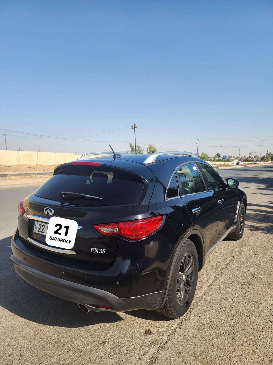 السلام عليكم
انفنتي fx35 2009  وارد امريكي كلين مكفولة من صبغ وضربة وغرق بيها صبغ بالصندوق كد كف الايد ، حجر بيئة بلادي.

اي كلوب ما مشتغل بيها وكاملة اي نقص ما بيها مكان السيارة اربيل ورقمها اربيل الجديد باسمي .. سنوية جديدة 

السعر 130


**إذا كنت صاحب هذا الإعلان وتريد حذفه لأي سبب، رجاءا أرسل رسالة إلى الدعم الفني**