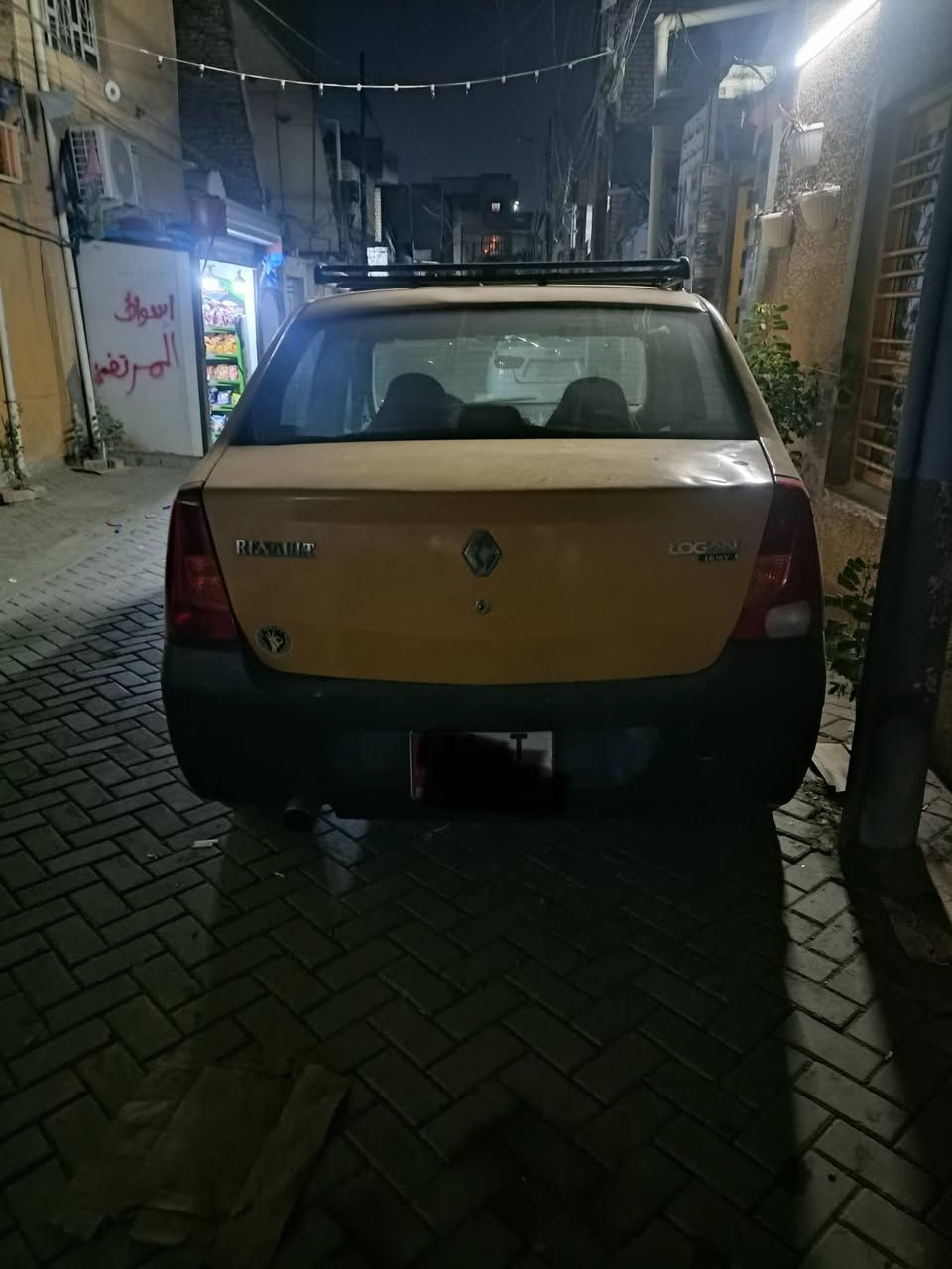 للبيع رينو لوكان موديل 10 مصفره هيئه وغرامه السعر 25 مكاني مدينة الصدر الرقم ***********
