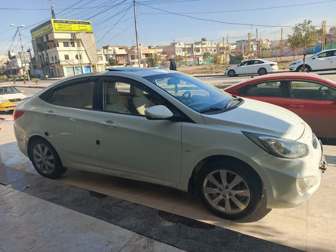 اكسنت موديل2011نينوئ بسمي كوبون بانزين بيها سنويه جديده السياره بيها جوا قبق البنزين صبغ ومعجون بس   *********** محرك 16مامفتوح موصل حي النور السعر 115
