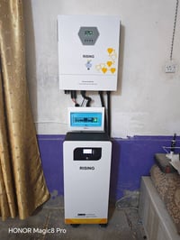 منظومة شمسية • ألواح Jinko 650W • بطارية 16KW