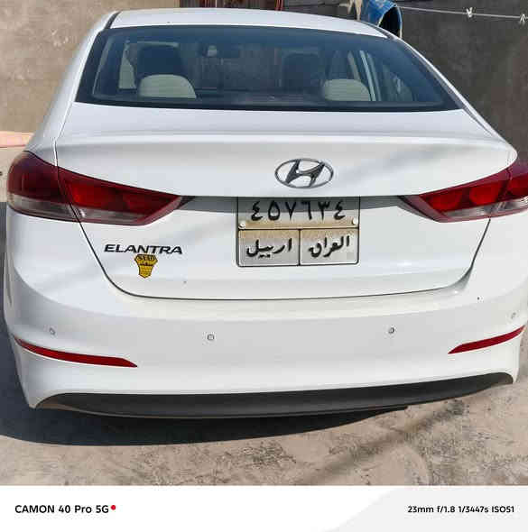 سلام عليكم
النتره هيونداي2018 أربيل 
فول مواصفات
حساس أمامي خلفي 
كامره خلفي
ثلاث وضعيات قياده 
سوبر 
محرك 2000 
كشنات خمل 
شاشه بلازما
تخم تاير جديد
ماشيه 187
مكفولة كفاله عامه
السعر 158 وبيها مجال 
الاتصال ***********
