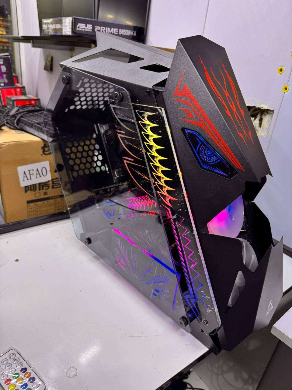 السلام عليكم ❤️

تجميعة مرتبة يشغلك العاب على فريمات حلوة 
مع ضمان شهر من تاريخ الشراء
I5 10400F
Cooler Deepcool 
RAM 16GB DDR4 3200 
ASUS H510M Prime 
GTX 1650 Super Msi 2Fans

+GPU Holder 
Storage : SSD256GB - HDD 500GB 
PSU 550W FSP HV Pro 80% Plus
CCASE ROG MAX JY08 Black + 3Fans RGB 

السعر 550 ألف شامل التوصيل

القطع نظيفة نظافة عالية 

للحجز مراسلة الصفحة 

توصيل متوفر لكل المحافظات ❤️


**إذا كنت صاحب هذا الإعلان وتريد حذفه لأي سبب، رجاءا أرسل رسالة إلى الدعم الفني**