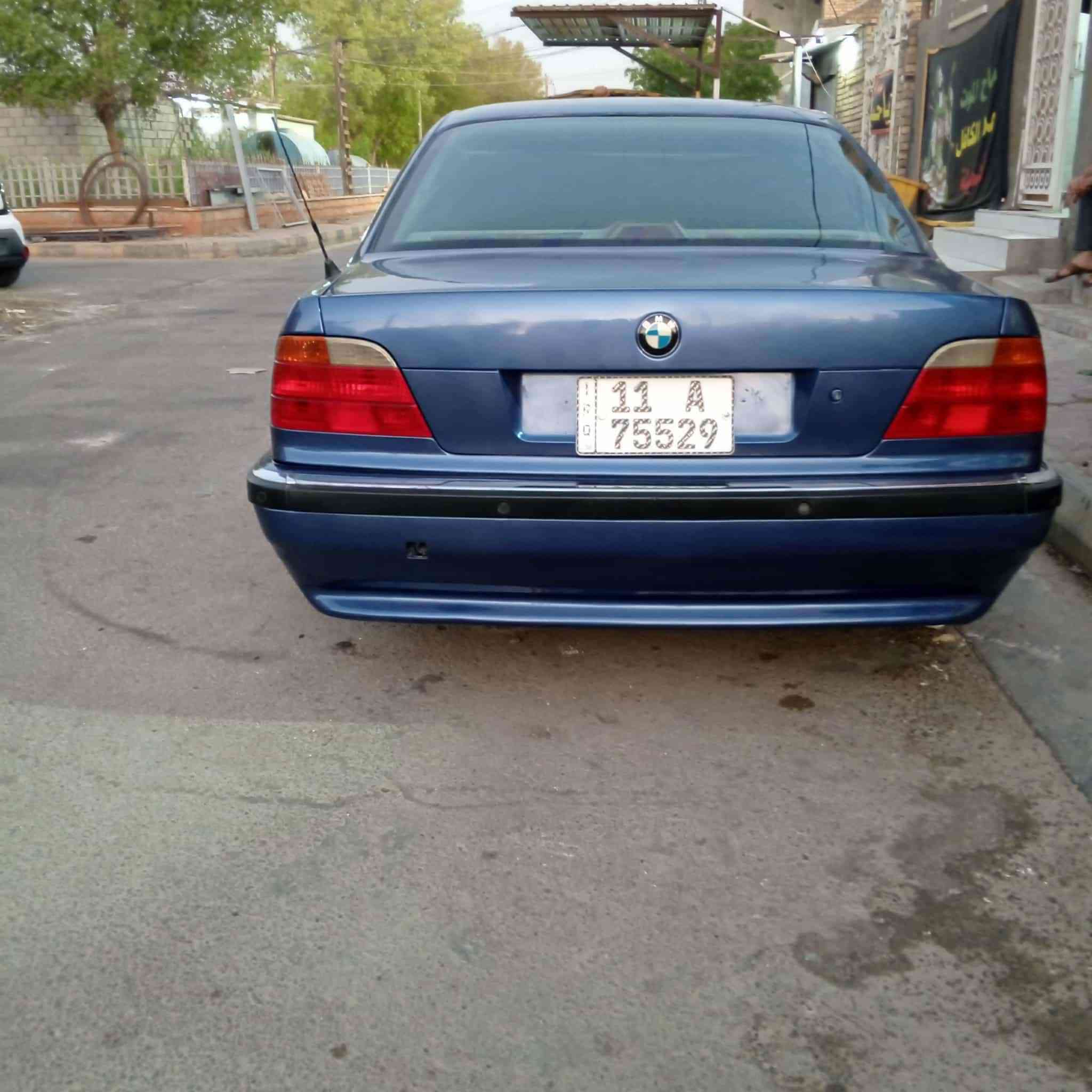 BMW 730  E38
موديل 1995
محرك 8سلندر
مصبوغة للجمالية اثر جراد 
ويل 18البينا جديد
تخم تاير جديد 
بطارية جديدة 
رقم بغداد انكليزي بأسمي 
السيارة جاهزة وحلوة ابلادية فقط صبغ بدون حادث 
مراوس E66 او E60 او بيع 
السعر 80 
***********
