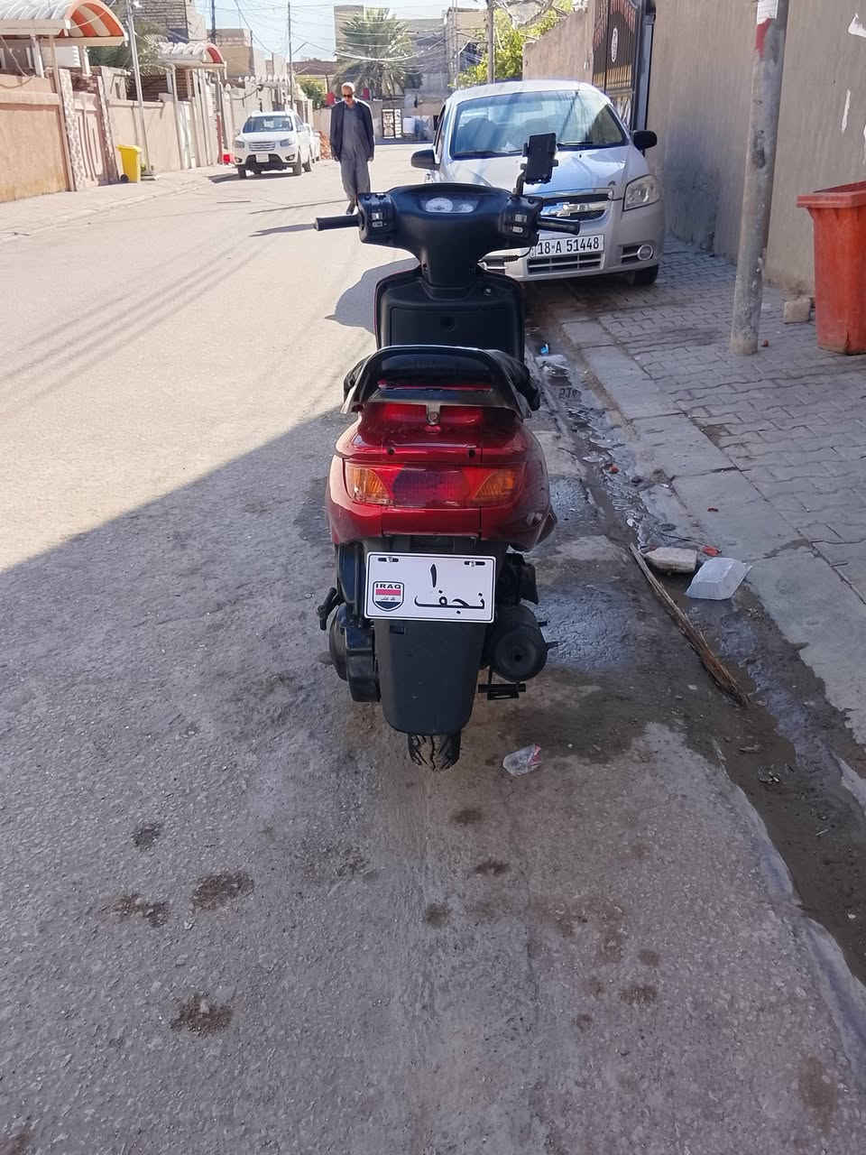 سلام عليكم دراجه فراشه البيع ما مفتوحه كهرباياته شغاله جديده  الدراجه نزلته من حاويه صالي شهر من اخضته شلعه فول معدل الدراجه ما عايزه شي مكاني نجف بل عافيه الي ياخضه الرقم ***********
