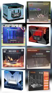 ٨ راوترات • وايفاي 6 • تيبلنك اسوس