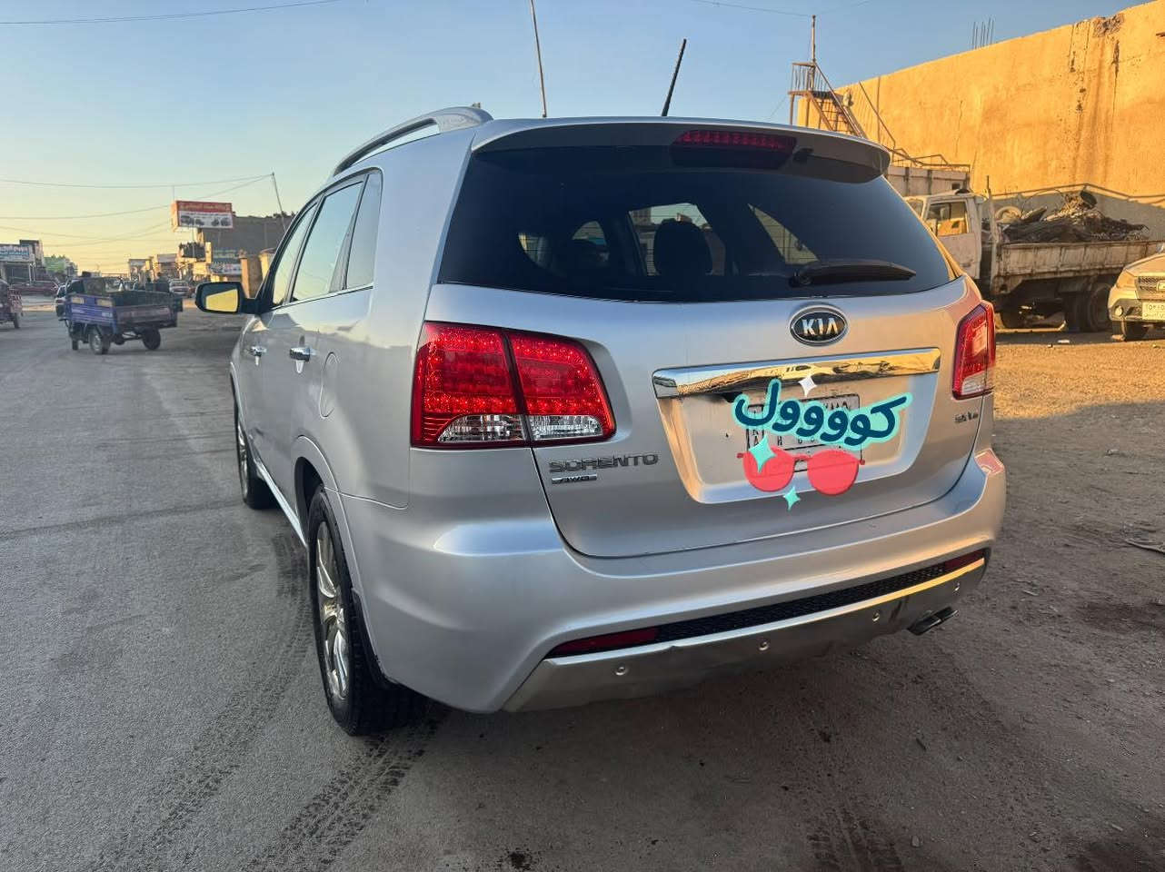 كيا سورنتو ٢٠١٣ ادوات SX
محرك ٦ سلندر ٣٥٠٠ كص جنطة 
سيارة فوووول مواصفات ٧ راكب 
تبريد ٣ قطع بانوراما بصمة جلد 
شاشة كشن كهرباء اعلى مواصفات 
بل سورنتو متوم طبق الأصل 
سع ٦٩ ورقة مكان بغداد 
*********** متواجد فيس
