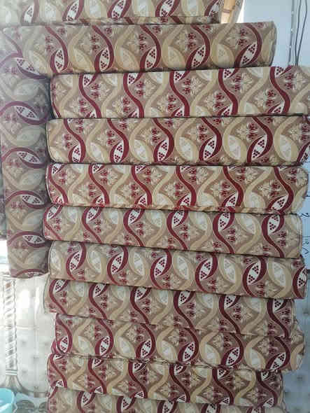 جلسه كويتي 14 متر.. 7 دوشك.. اسفنج حبيبات مضغوط.. وجهين نفس الون.. ***********.. واتس
