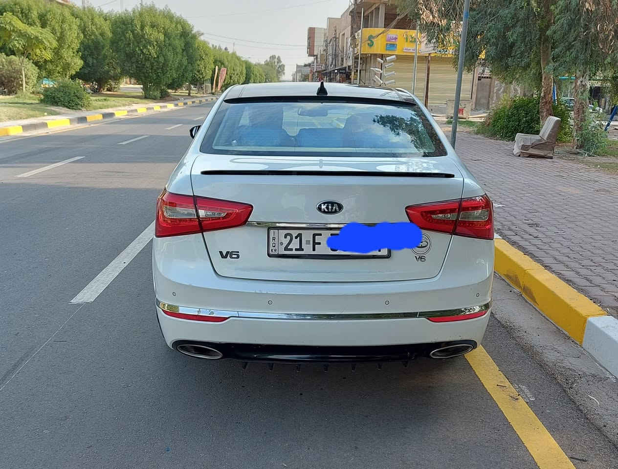 السلام عليكم  كيا كادنزا موديل ٢٠١٤ خليجي رقم سليمانيه باسمي فول مواصفات تخم تاير باتري جديد بانوراما طكتين كشنات جلد تدفئه تبريد تحكم بالتجوه خلفي حساس ماسحات لايت زنون. السعر 135مكان السياره كربلاء رقم الهاتف ***********
