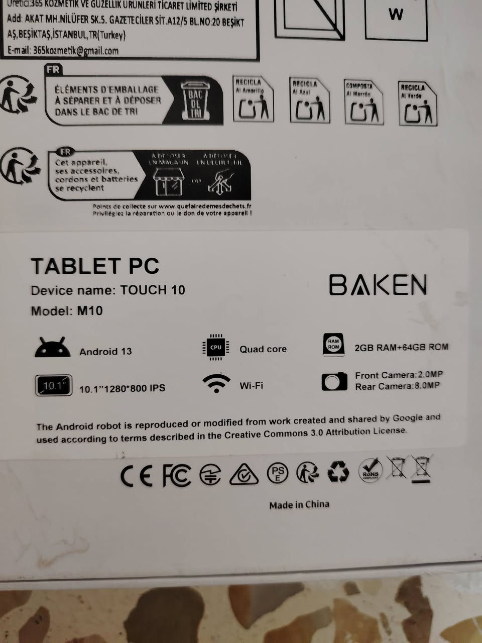 ايبادات جدد شرط الشغل 
العدد 3 قطع 
ذاكره 64 
نضام اندرويد 15 
السعر 180 الف شلع 
اليفيدنه على باب الله يراسلني وخادم


**إذا كنت صاحب هذا الإعلان وتريد حذفه لأي سبب، رجاءا أرسل رسالة إلى الدعم الفني**