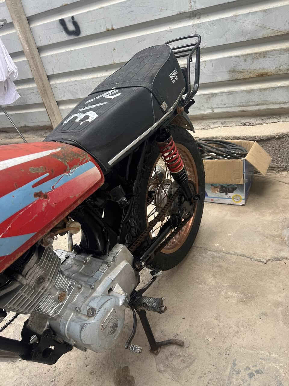 دراجه مكينه نيرجي شاصي نامه شلامجه الاصلي شرط دراجه حلوه ورزنه فول نضافه مكينه ناعمه وحلوه مكاني البصره ابو الخصيب سعرهاا ٣٥٠ وبيها مجال رقمي ***********
