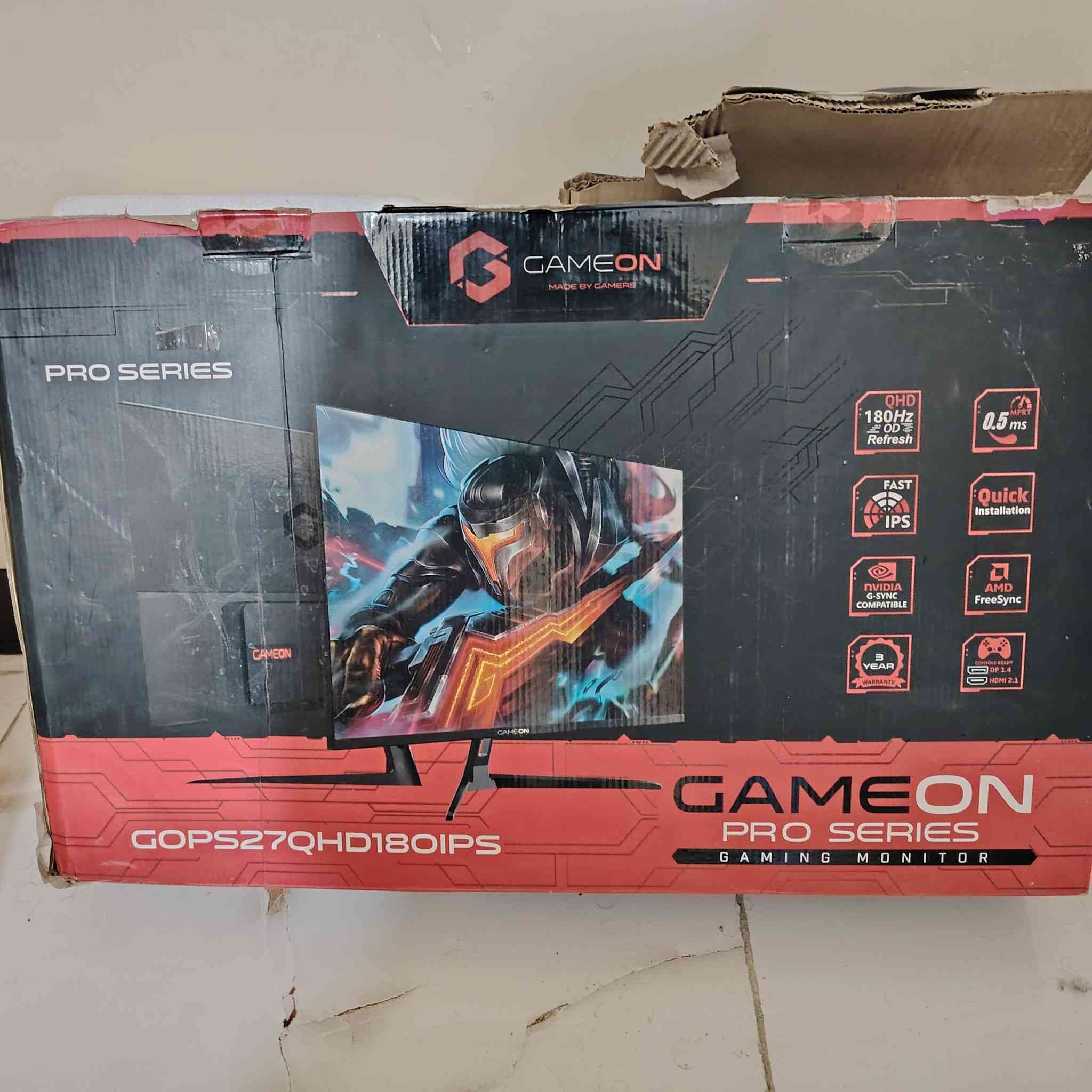 🔥 شاشة GAMEON Gaming Monitor للبيع 🔥
📺 الحجم: 27 بوصة
🎮 الدقة: QHD 2K (2560×1440)
⚡ التردد: 180Hz
🎨 نوع الشاشة: Fast IPS
🚀 زمن الاستجابة: 0.5ms
✅ تدعم FreeSync و G-SYNC
🔌 منافذ HDMI 2.1 و DisplayPort 1.4
الشاشة نظيفة جداً واستعمال خفيف، مناسبة للألعاب الاحترافية والكيمنك وتوفر صورة واضحة وسلسة جداً.
📍 الموقع: بغداد - جميلة الأولى
📞 التواصل:(*********** )
