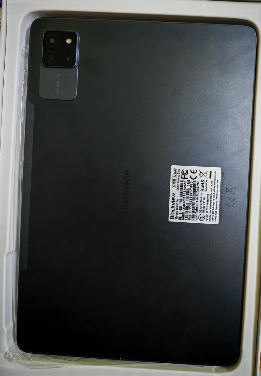 السلام عليكم blackview tab 60 pro ⭕بالرام العالي 24GB⭕ ذاكره 128 استخدام أسبوع فقط والجهاز انترك الأهل ما يعرفون يستخدموه وموضح غراضه بالصور كله جديد للبيع ب120 ألف مكاني بغداد المحموديه ***********
