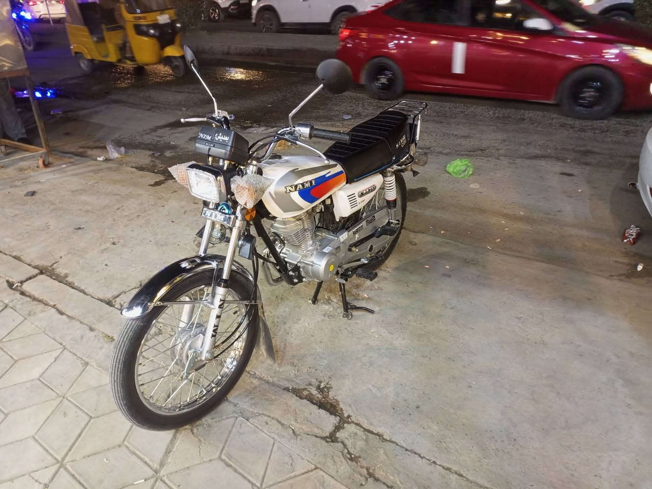 السلام عليكم دراجة نامه امتياز للبيع موديل 2052طالعه بنهايه شهر 12ماشيه الفين كله بلاد مكفوله من كلشي رايد مراوس ب5كير كون نضيفه مكان بغداد الدوره موجود خاص الرقم ***********
