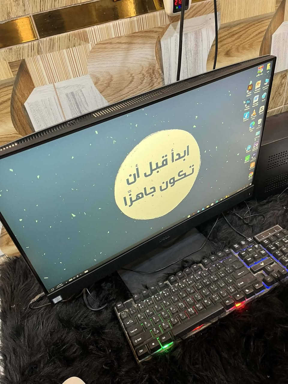 للبيع جهاز Dell OptiPlex 7460 AIO (شاشة مدمجة)

✅ المعالج: Intel Core i5-8500T
✅ الرام: 12GB
✅ التخزين: حوالي 700GB
✅ كرت الشاشة: Intel UHD Graphics 630
✅ نظام Windows 10 Pro
✅ مع كيبورد
✅ مع UPS شركة Tiger
✅ الجهاز نظيف ويعمل بصورة ممتازة

للاستفسار الاتصال على الرقم التالي 
***********
او مراسلة الصفحة
