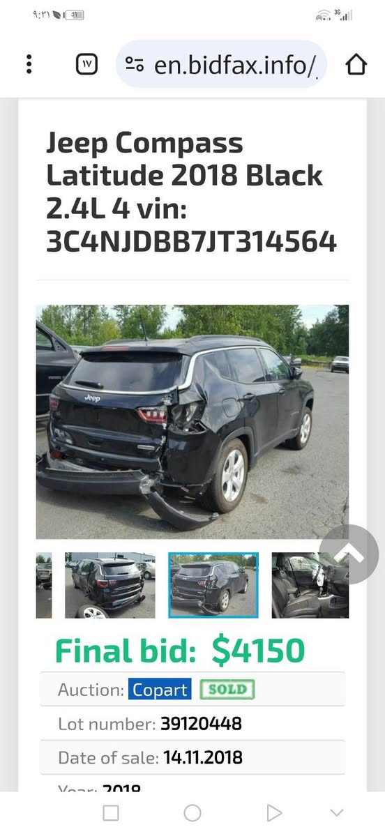 jeep compas 2018
بەسمە
بڕێک بەسمە
گێچ ئەلیکترۆنی سپۆرت
شاشە ئایپاد تەعدیل سورعە سوکان ڤۆلیۆم
دەبڵ ئەکسل
ئۆتۆ ستۆپ
 گێڕ و مەکینە  بەشەرت
هەزە و سەنەوی تازەیە تا ٢٠٣٠ 
چوارتای لۆک تازە
یەک دەرگای دواوە لای سەیاق بۆیاخە بێ ژورەوە
ڕسمی سۆنەرم داناوە
پێش و پشت کەپسە
ئیرباگ سیستەم بە شەرت
سعر(١٢٠) معامەلە شوێن ڕانیە 
ژ(***********) Singapore
