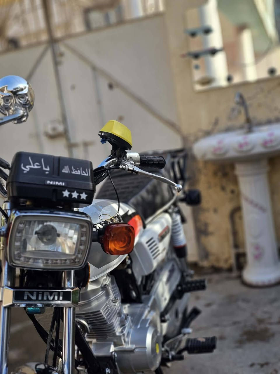 السلام عليكم نامه للبيع كفاله ماشيه 3الالف امتياز برغي مامفتوح بيه اوراق سكنر دراجه كامله مكمله ما بيه نقص برغي تجي تفحص للصبح موديل 25 مكاني بابل حله مركز  *********** وسعر خاص
