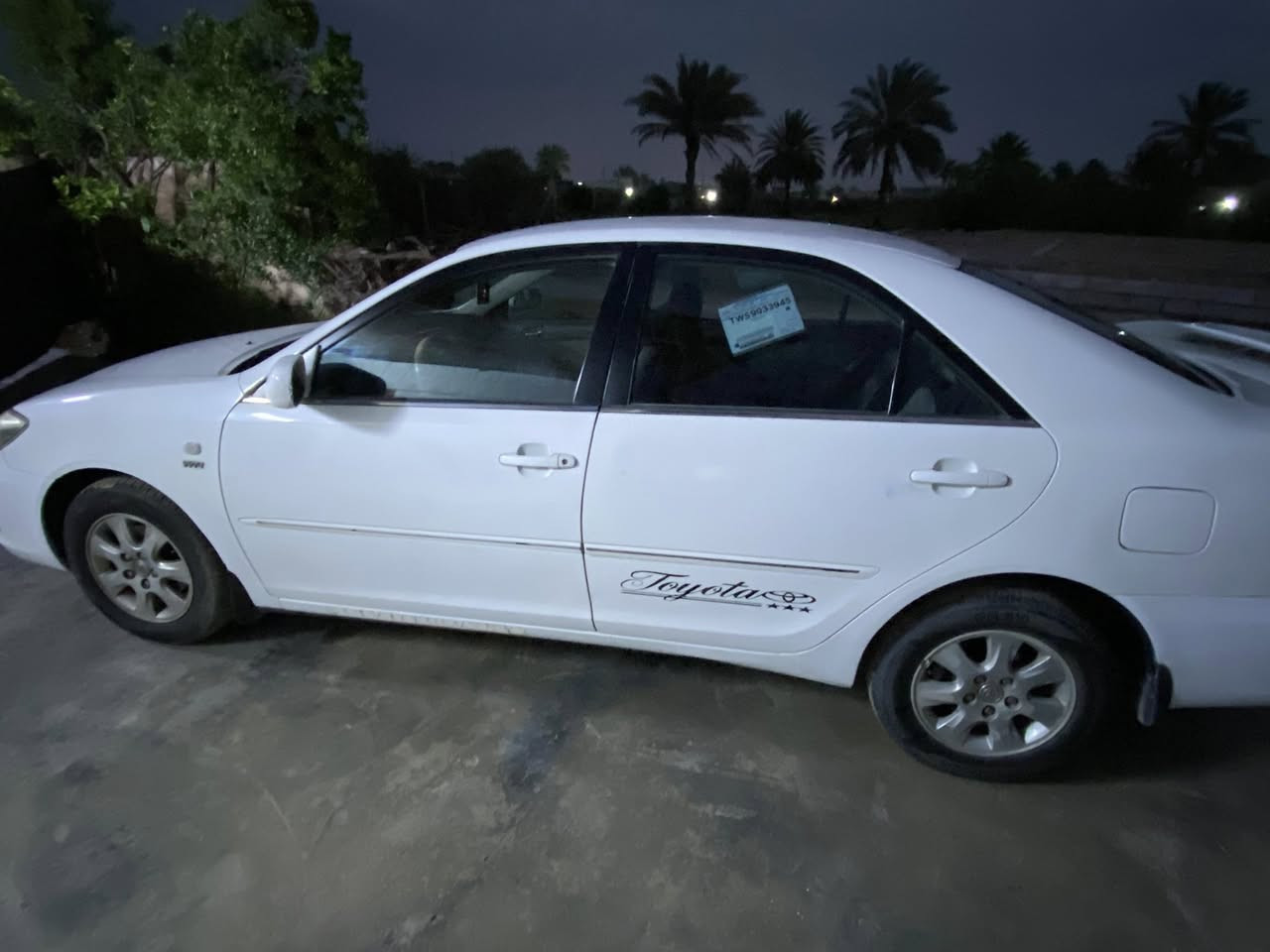 إسلام عليكم كامري  للبيع إلفين 2004 مكفولة من كلشي محرك 2000تبريد شقال ثلج ❄️ تدفئة شقالة تخم تواير  جديد السعر 115 و بيهة مجال حك الجية  المكان صلاح الدين قضاء بلد هاذ الرقم ***********
