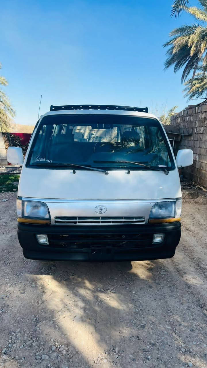 لبيع لبيع
هايسه بوز موديل 1996
سياره جاهزه ونضافه فول 
أرقام و سنويه 2031 
تخم تاير ياباني أصلي 
صدر أمامي خلفي بل جيس
كير ومكينه واكسل كفاله عامه 
ويل ياباني أصلي وكاله 
صاحبها يحول كبل 
هيئه ضريبه مصفره
***********
مكاني ديالى شهربان
