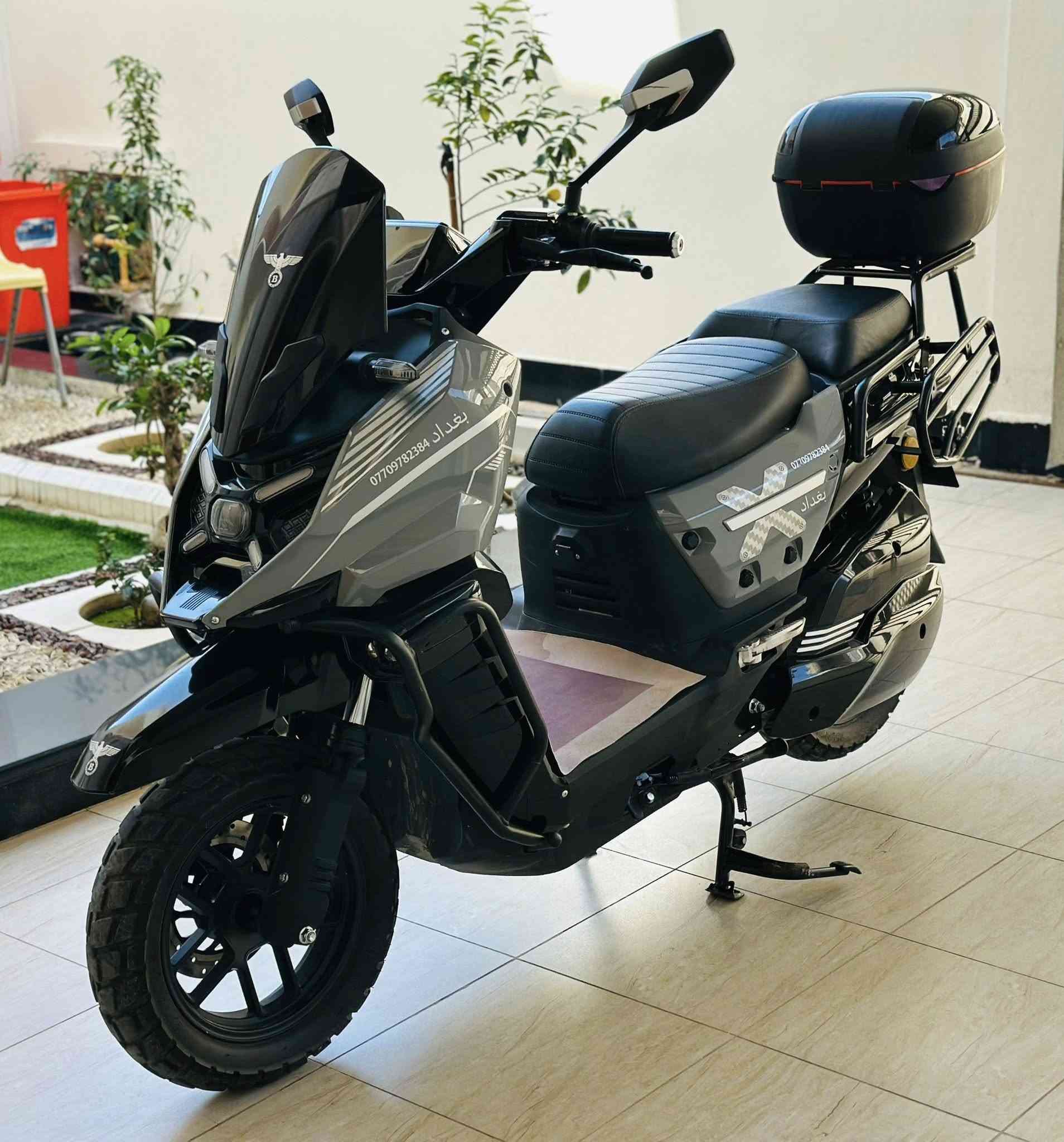 السلام عليكم للبيع  ماطور  اباجي 2026
لون اسمنتي  

بلوتوث   4 كير   قفل استيرن   

6 بطاريات  مسطره 

الماطور جديد مستعمل قليل 

السعر : 1350  وبي مجال قليل 

الاستفسار :

***********

***********
