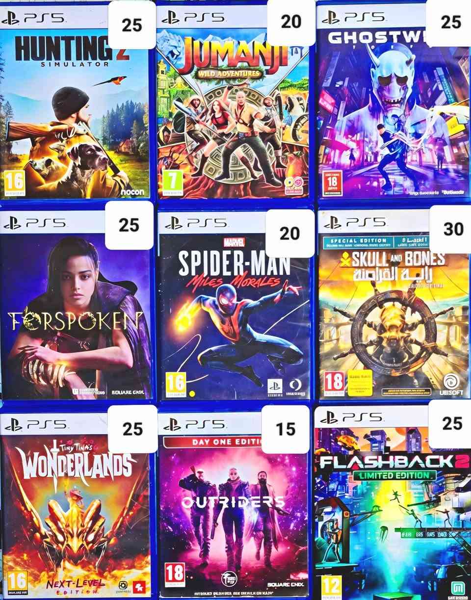 مستخدم PS4 وPS5  مجموعة كبيرة 
⚠️ حجز وتبديل عبر الخاص او واتساب 
 
✅تثبيت الحجز بالخاص برقم وعنوان لسرعة التثبيت
 ❗️واذا عندك مراوس ارسل شنو عندك..
—————————————————
🚌 كل محافظات العراق ب5 الف فقط 
—————————————————
 🗺 العنوان بغداد الحبيبيه قرب جامع ذو الفقار 
—————————————————
 💬 *********** واتساب 
—————————————————
للمزيد تابع الصفحة
