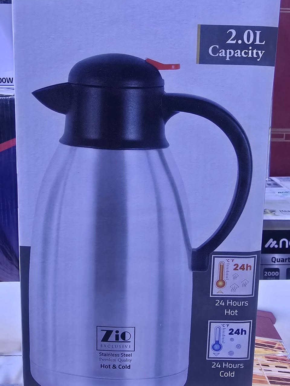 ✨️✨️توفر لدينا ✨️✨️ 
♦️ترمز ستيل من ماركة زيو👍#zio
♦️درجة حفظ عاليه للحراره🔥 والبرودة❄️
♦️قياس 2 لتر
🎗تجدونه في #مودرن #هاوس #للاجهزة #الكهربائية باسعار مناسبه 
🏷والبيع بالنقد 💶وبالتقسيط المريح 📑

🖥للحجز والاستفسار الاتصال على الرقم او مراسلة الصفحة 
*********** واتساب 

📍الديوانية/الجلبية _مجاور جامع الإمام محمد الباقر عليه السلام 
#newal #اجهزةكهربائية #الديوانية #العراق #فولو
