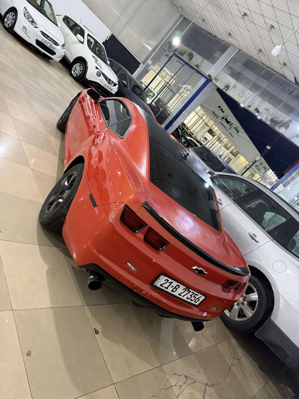 كامارو 
موديل ٢٠١١ 
٦ سلندر 
رقم سنوية جديد 
سارة جديد 
سعر ٦٨ ورقة قفل 
***********
