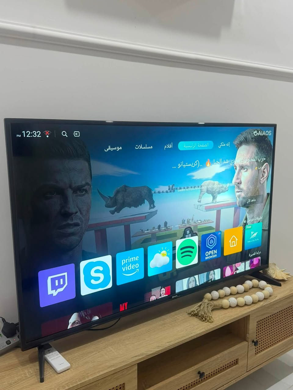 بلازما جديده بالكارتونة دنكة
📺 للبيع: شاشة دنكة بلازما 65 بوصة

* قياس: 65 إنج

* صورة واضحة وألوان جميلة

* صوت نقي

* تدعم HDMI وUSB

* مناسبة للأفلام، المباريات، والألعاب

📍الموقع: بغداد البنوك شارع الكنيسة 

📞 للاستفسار والمعاينة: ***********

السعر: 400 الف جديد 🆕
