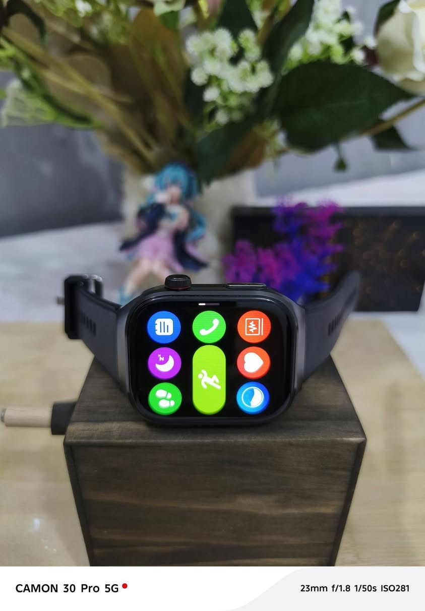 ساعة متعدده المهام شاشه اولد شحن 7 ايام قياس ضغط الدم والتنفس وتعمل تخطيط مفصل للقلب وقياس سكري الدم وهواي بيها شغلات كلش حلوه دقة الشاشه 4K السعر 25 
***********
