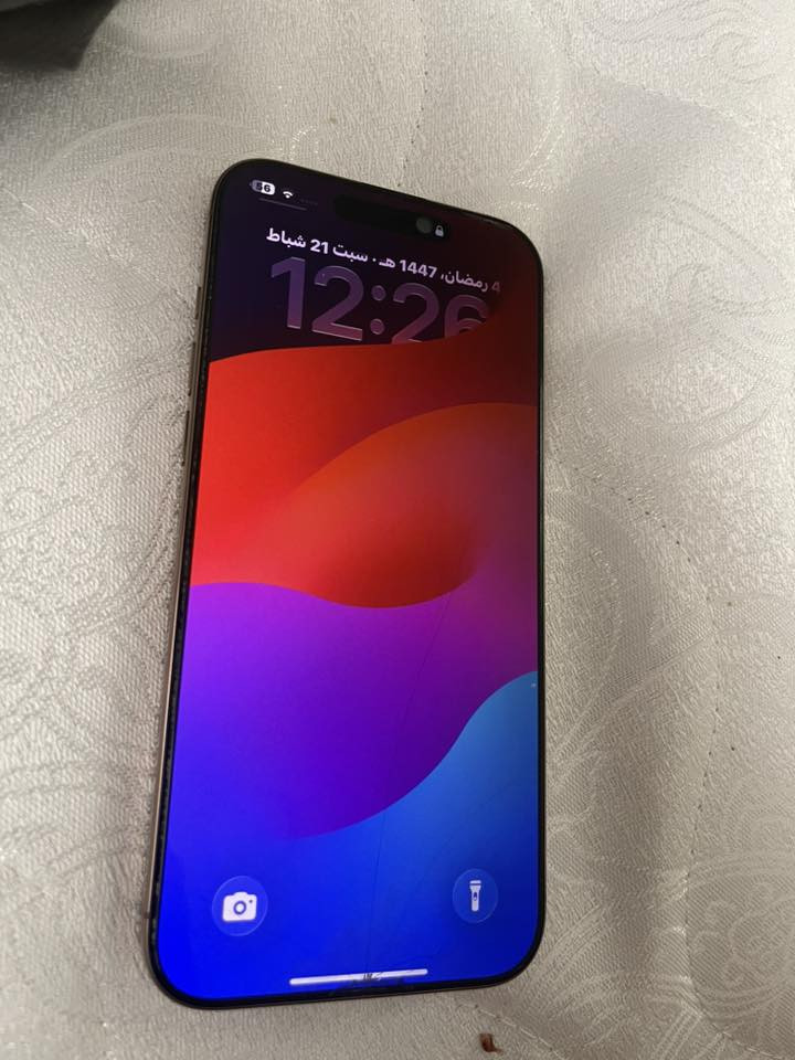 السلام عليكم
16 برو ماكس ذاكرة 256 نظافة 100‎%‎ الجهاز لا مفتوح ولا ملعوب بي بطارية 89‎%‎ جهاز حلو ونظيف السعر 1300 وبي مجال عنواني بغداد الشعب 
***********
