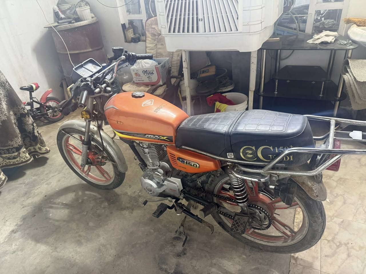 سلام عليكم ماطور أيراني البيع 5كير سلف موديل 2023اي عيب ما بي كله بلادي محرك ما مفتوح كهربائياته كامل شغال مكان كروك سعر 700بي مجال رقم ***********
