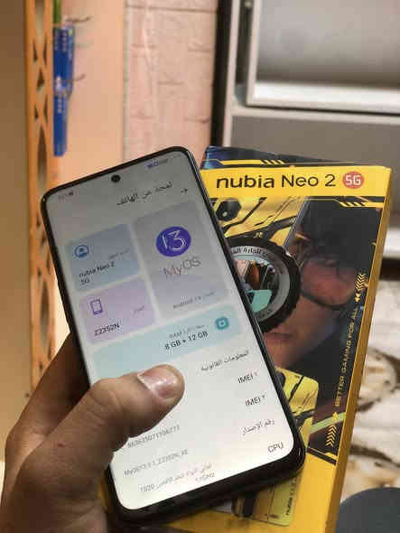 نطيححه اليوم 🩶🔥.
وحش الالعاب
ريد مجك نوبيا 2 نيو 5g 🥹🔥مستخدم شي بسط
شاشه 120 Hz
صوت ستيريو
معالج T820
ذاكره.  / 256 _ عشوائيه _20🤩
بوبجي فول  سلاسه شفتات ليزريه 🥹🔥.
بطاريه _5200
يرهم مراوس او بيع السعر 190 وبي مجال 🥹🦦.
مكاني رمادي تاميم 
للاستفسار _ ***********
